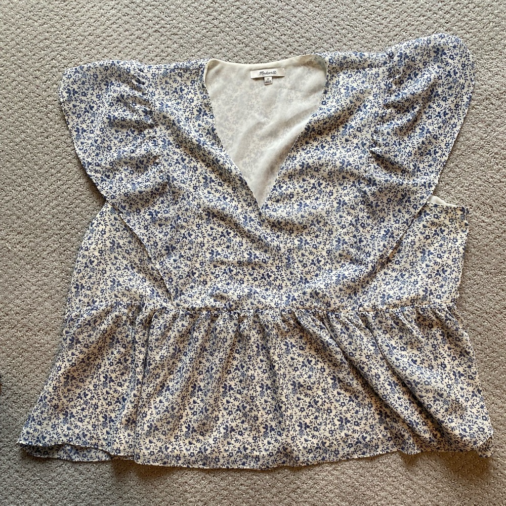 Madewell Flutter Top 3x